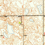 United States Geological Survey Courtenay, ND (1951, 24000-Scale) digital map