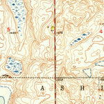 United States Geological Survey Courtenay NW, ND (1952, 24000-Scale) digital map