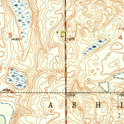 United States Geological Survey Courtenay NW, ND (1952, 24000-Scale) digital map