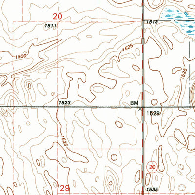 United States Geological Survey Courtenay NW, ND (1990, 24000-Scale) digital map