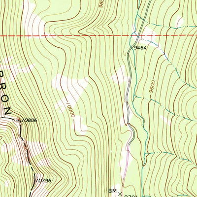 United States Geological Survey Courthouse Mountain, CO (1963, 24000-Scale) digital map