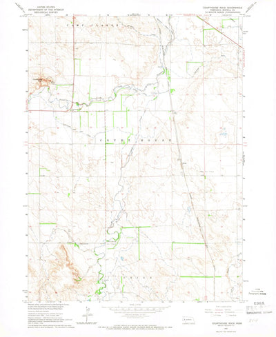 United States Geological Survey Courthouse Rock, NE (1965, 24000-Scale) digital map