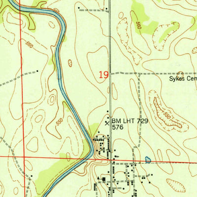 United States Geological Survey Courtland, AL (1951, 24000-Scale) digital map