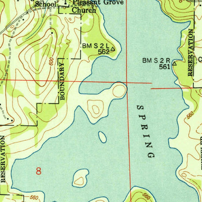 United States Geological Survey Courtland, AL (1951, 24000-Scale) digital map