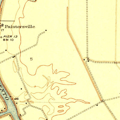 United States Geological Survey Courtland, CA (1916, 31680-Scale) digital map