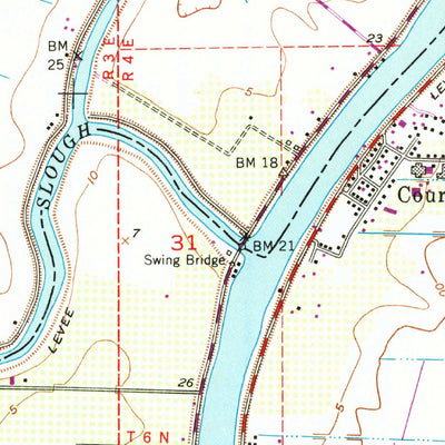 United States Geological Survey Courtland, CA (1952, 24000-Scale) digital map