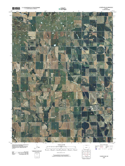 United States Geological Survey Courtland, KS (2009, 24000-Scale) digital map