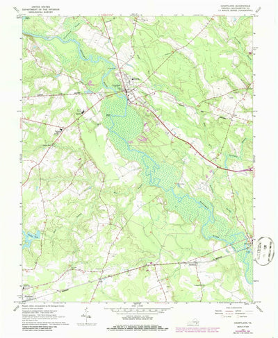 United States Geological Survey Courtland, VA (1967, 24000-Scale) digital map