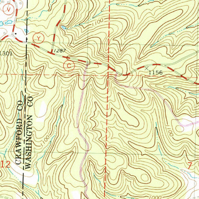 United States Geological Survey Courtois, MO (1978, 24000-Scale) digital map