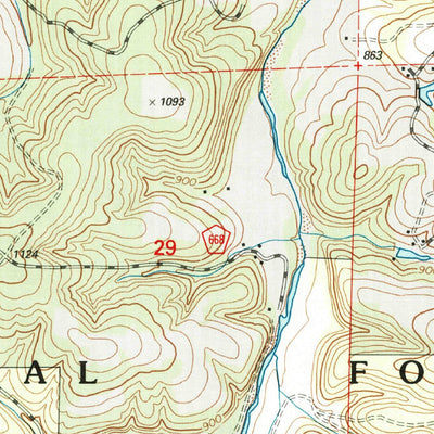 United States Geological Survey Courtois, MO (1999, 24000-Scale) digital map