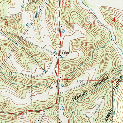 United States Geological Survey Courtois, MO (1999, 24000-Scale) digital map