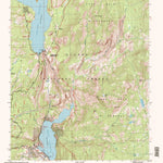 United States Geological Survey Courtright Reservoir, CA (2004, 24000-Scale) digital map