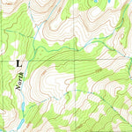 United States Geological Survey Courtright Reservoir, CA (V2, 1982) digital map