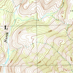United States Geological Survey Courtright Reservoir, CA (V3, 1982) digital map