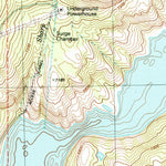United States Geological Survey Courtright Reservoir, CA (V3, 1982) digital map