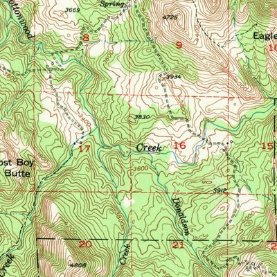 United States Geological Survey Courtrock, OR (1951, 62500-Scale) digital map