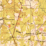 United States Geological Survey Coushatta, LA (1948, 62500-Scale) digital map