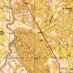 United States Geological Survey Coushatta, LA (1948, 62500-Scale) digital map