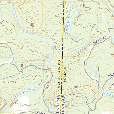 United States Geological Survey Cove, AR (2020, 24000-Scale) digital map
