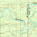 United States Geological Survey Cove, AR-OK (1984, 24000-Scale) digital map