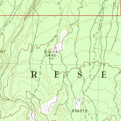United States Geological Survey Cove, AZ (1982, 24000-Scale) digital map
