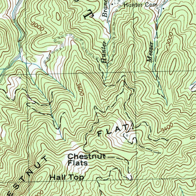 United States Geological Survey Cove Creek Gap, NC (1997, 24000-Scale) digital map