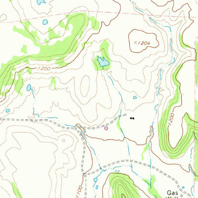 United States Geological Survey Cove Creek, TX (1967, 24000-Scale) digital map