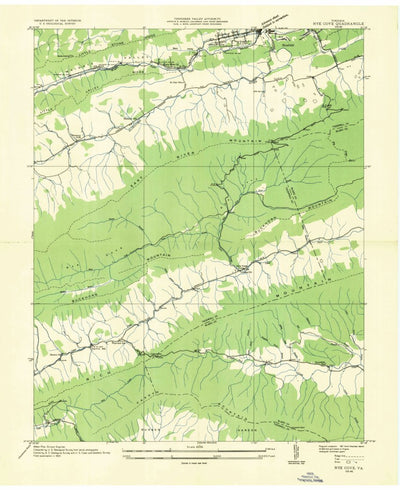 United States Geological Survey Cove Creek, VA (1935, 24000-Scale) digital map