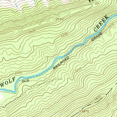 United States Geological Survey Cove Creek, VA (1968, 24000-Scale) digital map