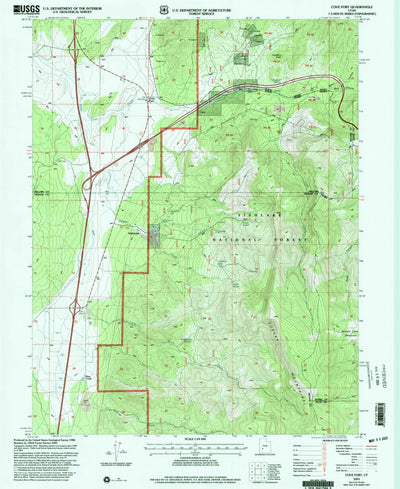 United States Geological Survey Cove Fort, UT (2001, 24000-Scale) digital map