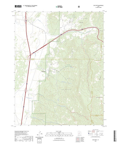 United States Geological Survey Cove Fort, UT (2023, 24000-Scale) digital map