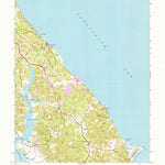 United States Geological Survey Cove Point, MD (1943, 24000-Scale) digital map