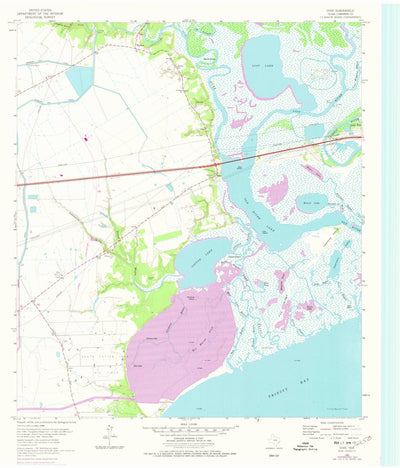 United States Geological Survey Cove, TX (1961, 24000-Scale) digital map
