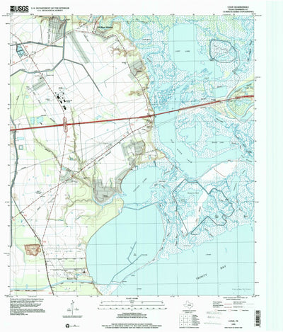 United States Geological Survey Cove, TX (1995, 24000-Scale) digital map