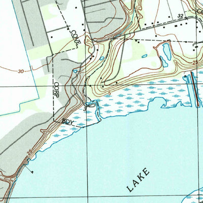 United States Geological Survey Cove, TX (1995, 24000-Scale) digital map