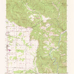 United States Geological Survey Covelo East, CA (1967, 24000-Scale) digital map