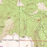 United States Geological Survey Covelo East, CA (1967, 24000-Scale) digital map