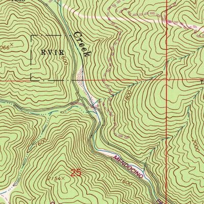 United States Geological Survey Covelo East, CA (1967, 24000-Scale) digital map