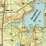 United States Geological Survey Coventry Center, RI (1950, 25000-Scale) digital map