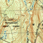 United States Geological Survey Coventry Center, RI (1950, 25000-Scale) digital map