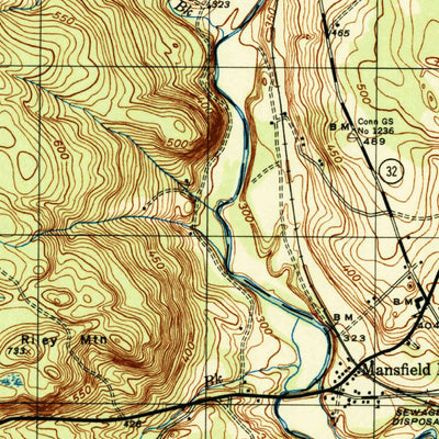 United States Geological Survey Coventry, CT (1944, 31680-Scale) digital map