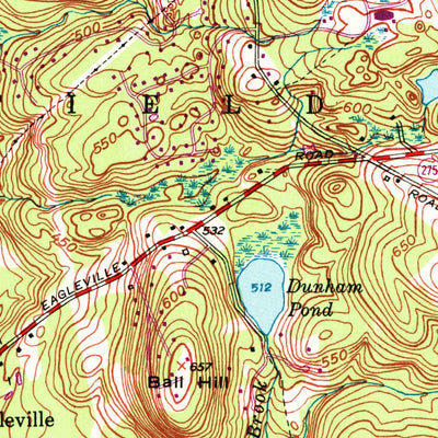 United States Geological Survey Coventry, CT (1953, 24000-Scale) digital map
