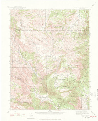 United States Geological Survey Cover Mountain, CO (1942, 62500-Scale) digital map