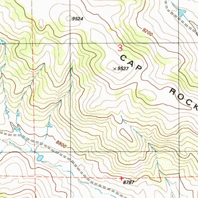 United States Geological Survey Cover Mountain, CO (1983, 24000-Scale) digital map