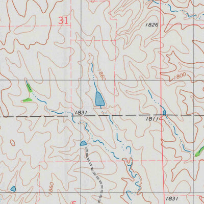 United States Geological Survey Covert, KS (1978, 24000-Scale) digital map