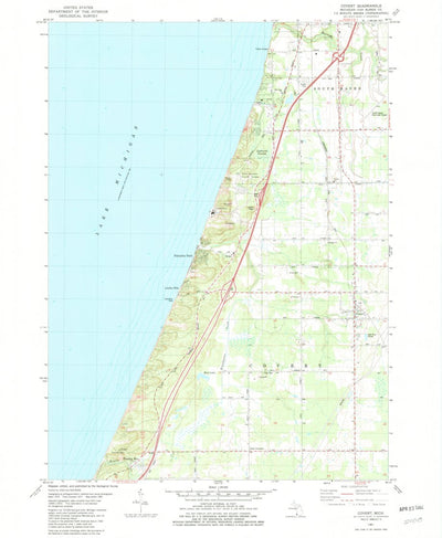 United States Geological Survey Covert, MI (1981, 24000-Scale) digital map