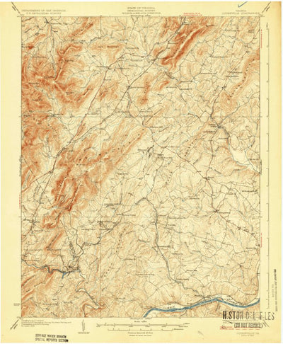 United States Geological Survey Covesville, VA (1929, 62500-Scale) digital map