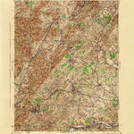 United States Geological Survey Covesville, VA (1945, 62500-Scale) digital map