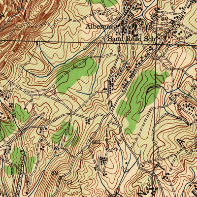 United States Geological Survey Covesville, VA (1945, 62500-Scale) digital map