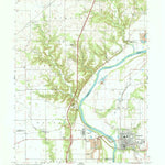 United States Geological Survey Covington, IN (1958, 24000-Scale) digital map